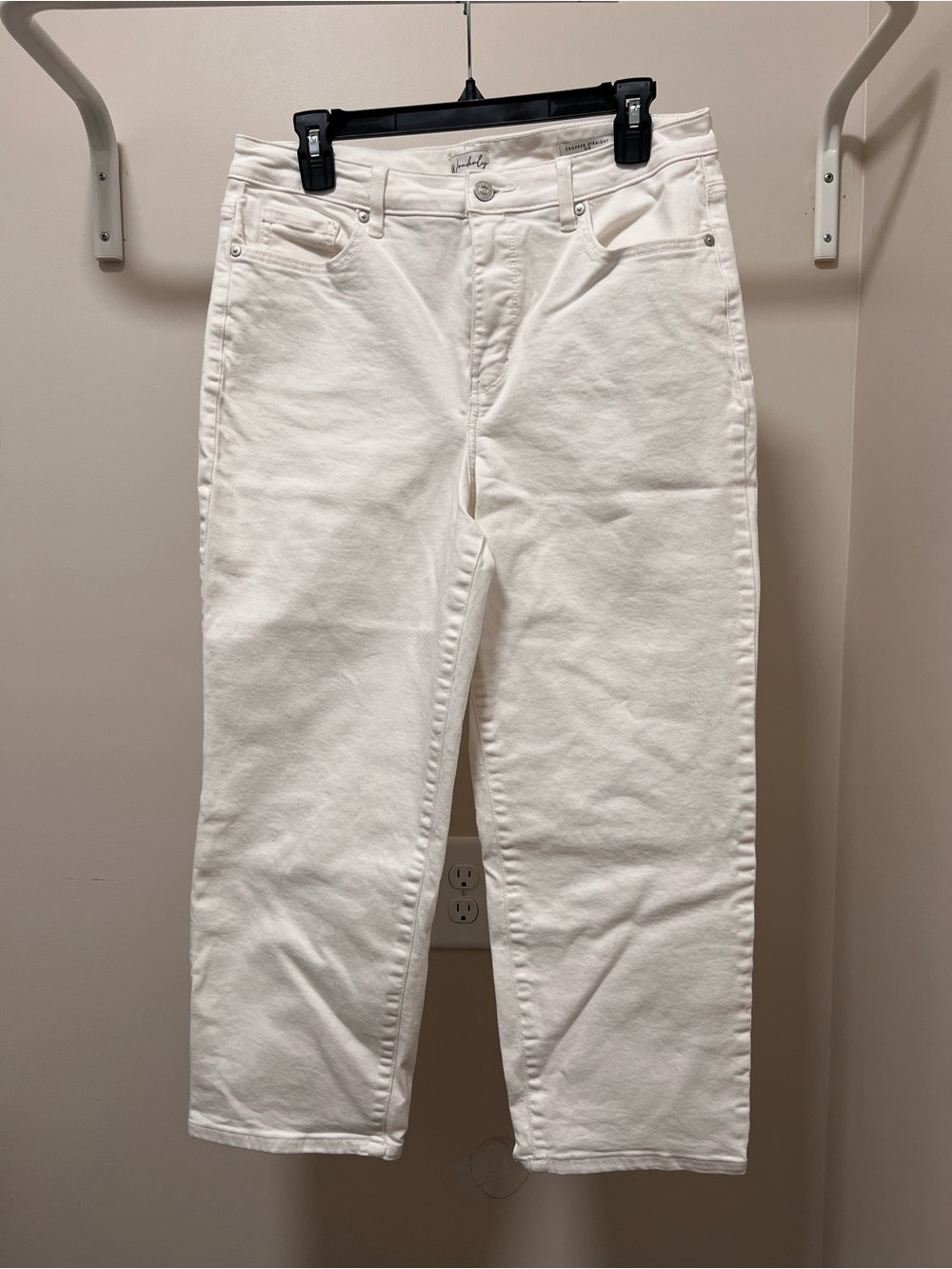 Wonderly Women's OWhite Straight Jeans